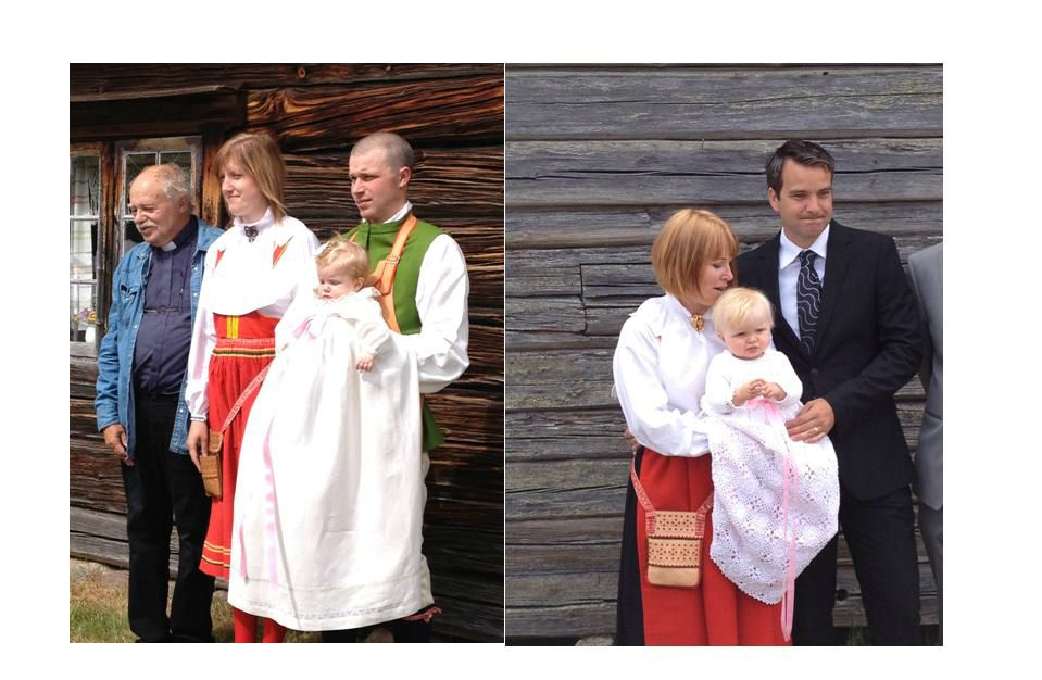 Maja och Lova döptes i Fudalen 2013.